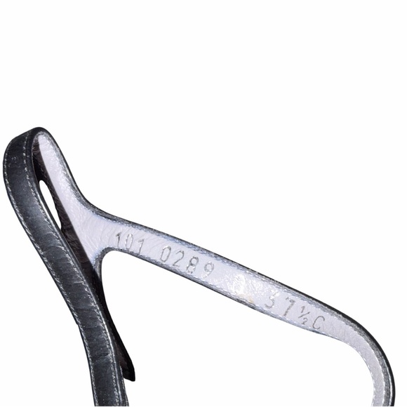 Gucci Elegant Black Stiletto Pointed-Toe Slingback Pumps Size 7 1/2 - Picture 13 of 15